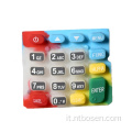Tasti personalizzati calcolatrice del desktop silicone tastiera numerica wireless